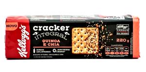 Quantas calorias em 6 unidades (30 g) Cracker Integral Quinoa e Chia?