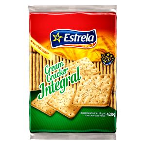 Quantas calorias em 6 unidades (30 g) Cream Cracker Integral?
