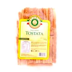 Quantas calorias em 6 unidades (30 g) Tostata?