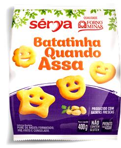 Quantas calorias em 6 unidades (85 g) Batatinha Quando Assa?