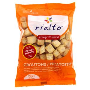 Quantas calorias em 62 unidades (30 g) Crouttons?