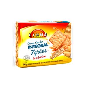Quantas calorias em 7 biscoitos (30 g) Biscoito Cream Cracker Integral Multigrãos?