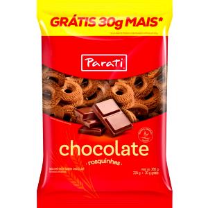 Quantas calorias em 7 biscoitos (30 g) Rosquinhas Chocolate?