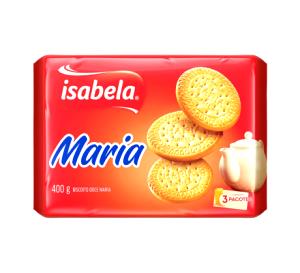 Quantas calorias em 7 bolachas (30 g) Bolacha Maria?