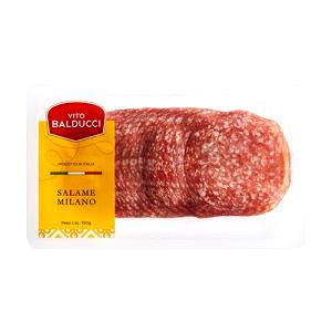 Quantas calorias em 7 fatias (40 g) Salame Finocchiona?