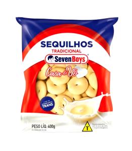 Quantas calorias em 7 unidades (10 g) Sequilhos?