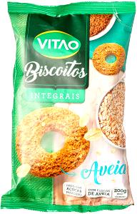 Quantas calorias em 8 biscoitos (30 g) Biscoito de Farelo de Aveia Sabor Coco?