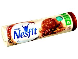 Quantas calorias em 8 biscoitos (30 g) Biscoito Nesfit Integral?
