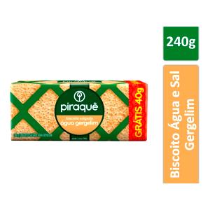 Quantas calorias em 8 biscoitos (30 g) Biscoito Salgado com Gergelim?