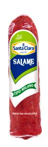 Quantas calorias em 8 fatias (40 g) Salame tipo Milano Fatiado?