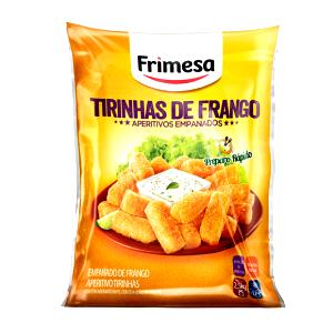 Quantas calorias em 8 unidades (130 g) Tirinhas de Frango?