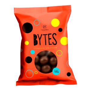 Quantas calorias em 8 unidades (25 g) Bytes Chocolate Ao Leite Crocante?