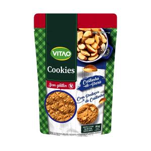 Quantas calorias em 8 unidades (30 g) Cookies Integrais sem Glúten Castanha do Pará?