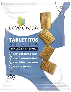 Quantas calorias em 9 unidades (25 g) Tabletitos Salgados Chia?