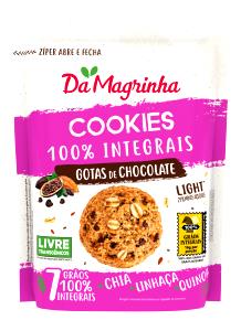 Quantas calorias em 9 unidades (30 g) Cookies Integrais 7 Grãos?