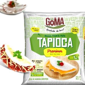 Quantas calorias em et2 colheres de sopa (30 g) Massa Pronta para Tapioca?