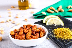 Quantas calorias em porção (30 g) Mix de Castanhas com Lemon Pepper?